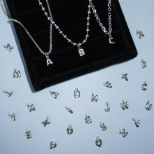 Load image into Gallery viewer, MINI BLOB LETTER NECKLACE