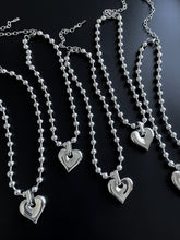 Load image into Gallery viewer, CHUNKY HEART BALL NECKLACE