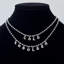 Load image into Gallery viewer, CUSTOM MINI BLOB LETTER NAME NECKLACE