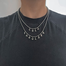 Load image into Gallery viewer, CUSTOM MINI BLOB LETTER NAME NECKLACE