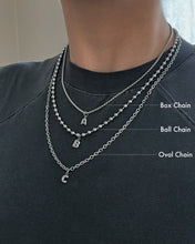 Load image into Gallery viewer, MINI BLOB LETTER NECKLACE