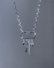 Load image into Gallery viewer, CARABINER CHARM NECKLACE