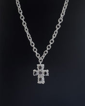 Load image into Gallery viewer, BLACK GEM CROSS CHAIN