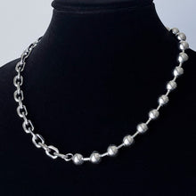 Load image into Gallery viewer, OVERSIZED HALF LINK BALL CHAIN