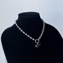 Load image into Gallery viewer, MINI GLASS HEART CHAIN NECKLACE