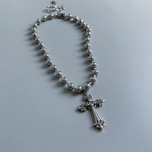 Load image into Gallery viewer, SKULL CROSS BALL CHAIN