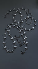 Load image into Gallery viewer, HAND-BEADED CROSS PEARL WAIST CHAIN