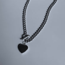Load image into Gallery viewer, SOLID HEART TOGGLE NECKLACE