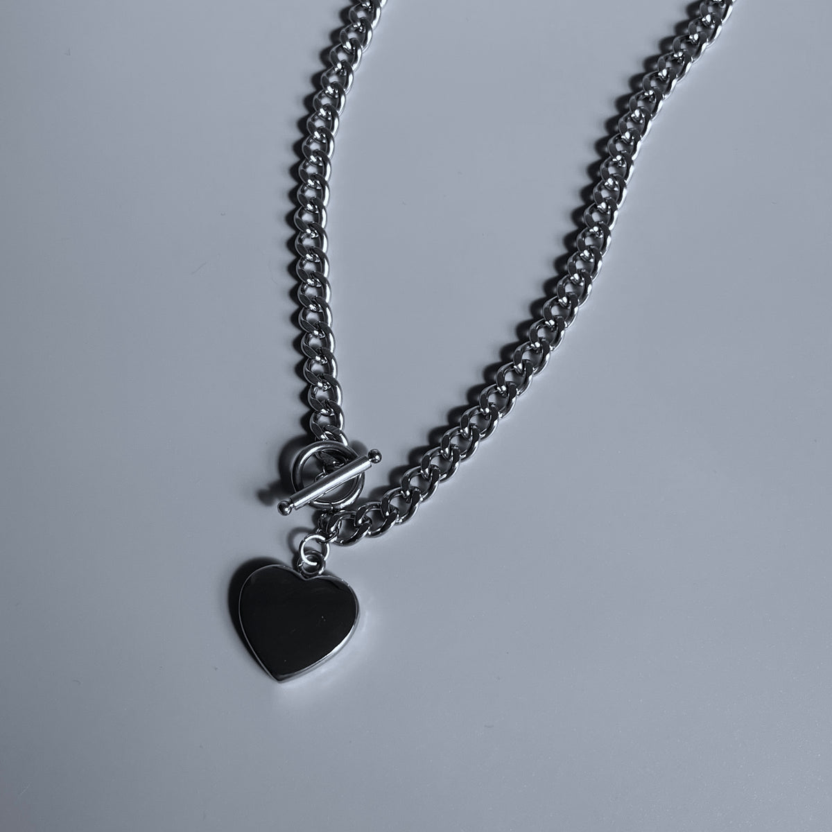 ネックレス・ペンダント [LOVE ME MONSTER] Surgical Heart & Toggle Necklace Designer fashion, Seoul-fully created | W Concept