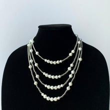 Load image into Gallery viewer, STAINLESS STEEL PEARL BEAD NECKLACE
