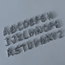 Load image into Gallery viewer, BLOB LETTER CORD NECKLACE