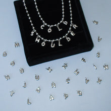 Load image into Gallery viewer, CUSTOM MINI BLOB LETTER NAME NECKLACE