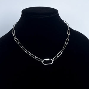 CARABINER CHAIN NECKLACE