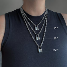 Load image into Gallery viewer, MINI LOCK NECKLACE