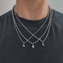 Load image into Gallery viewer, MINI BLOB LETTER NECKLACE