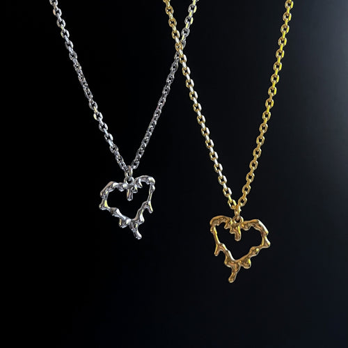 DRIPPY HEART NECKLACE