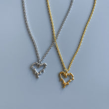 Load image into Gallery viewer, DRIPPY HEART NECKLACE