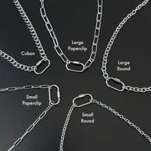 Load image into Gallery viewer, CARABINER CHAIN NECKLACE