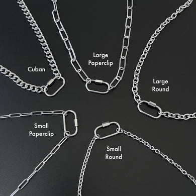 CARABINER CHAIN NECKLACE