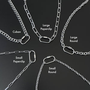 CARABINER CHAIN NECKLACE