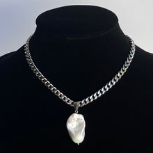 Load image into Gallery viewer, XL BAROQUE PEARL CUBAN NECKLACE