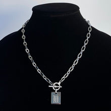 Load image into Gallery viewer, TOGGLE LETTER PENDANT NECKLACE