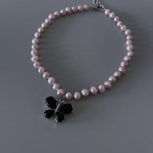 FRESHWATER PEARL BUTTERFLY NECKLACE