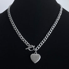 Load image into Gallery viewer, SOLID HEART TOGGLE NECKLACE