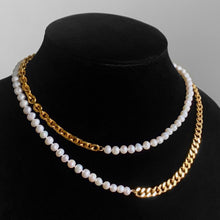 Load image into Gallery viewer, GOLD MINI FRESHWATER PEARL CHAIN