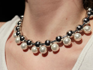 OVERSIZED PEARL BALL CHAIN