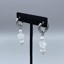 Load image into Gallery viewer, QUARTZ STAR PEARL EARRING