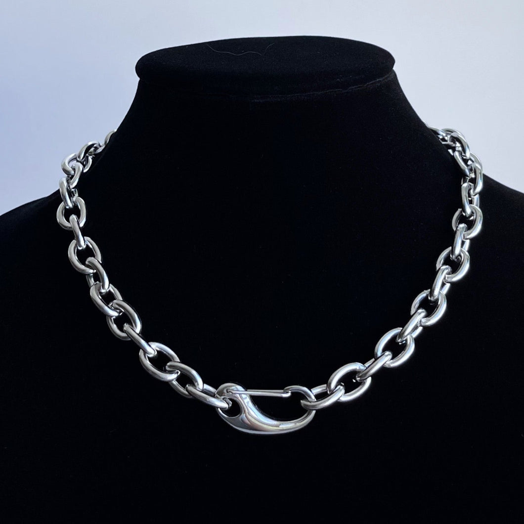 Clearance!Choker Necklace Chain Necklace Vintage Chunky Link Chain Unisex  Punk Style Thick Wide Necklace - Walmart.com