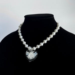 CORAL PEARL NECKLACE