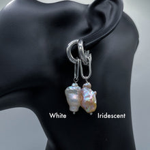 Load image into Gallery viewer, IRIDESCENT BAROQUE PEARL EARRING