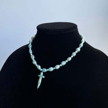 Load image into Gallery viewer, BLUE SKY PEARL NECKLACE