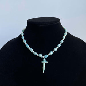 BLUE SKY PEARL NECKLACE